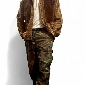 HUF Men's Brown and Khaki Jacket